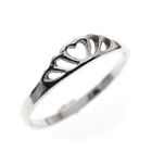 Image 1 of Silver ring with heart
