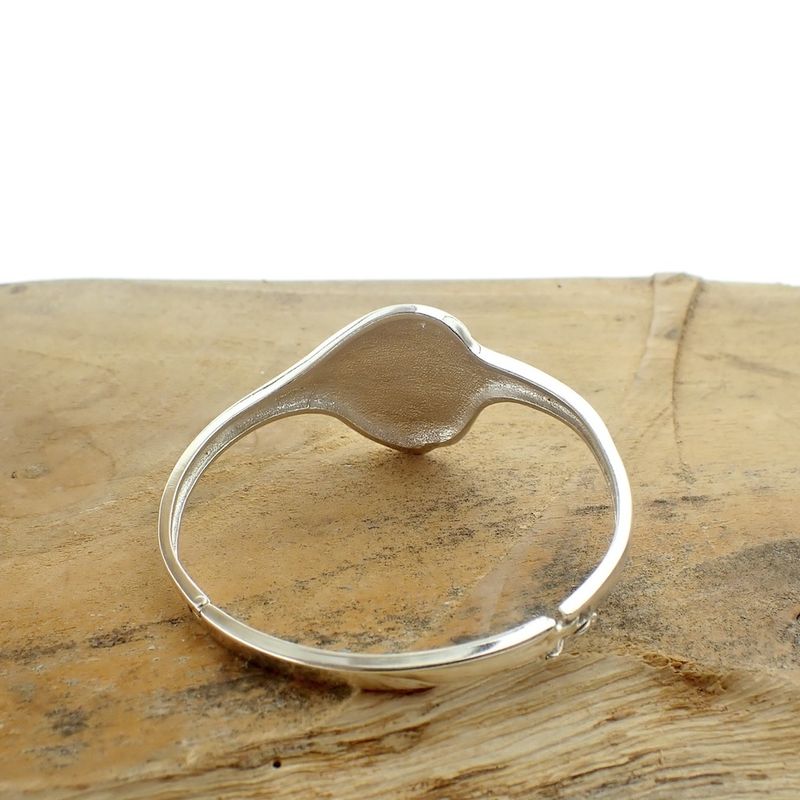 Image 3 of Silver bracelet with fantasy design | Ø 60 mm