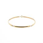 Image 1 of Gold bar link bracelet