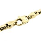 Image 6 of Vintage gold anchor link bracelet with lapis lazuli | 19.5 cm