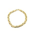 Image 3 of Gold flat Cardano link bracelet | 23 cm