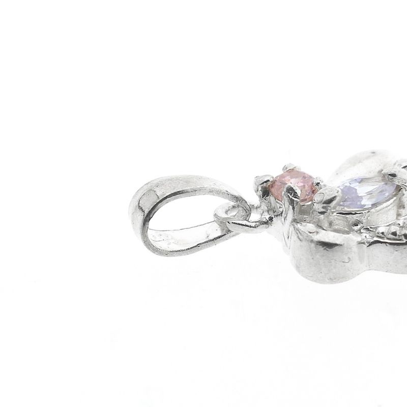 Image 4 of Silver fantasy pendant with colored zirconia