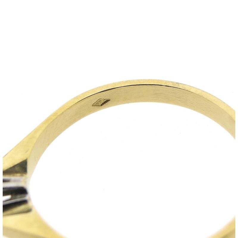 Image 6 of Gold solitaire ring with diamond | 0.16 ct.