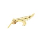 Image 2 of Gold feather brooch