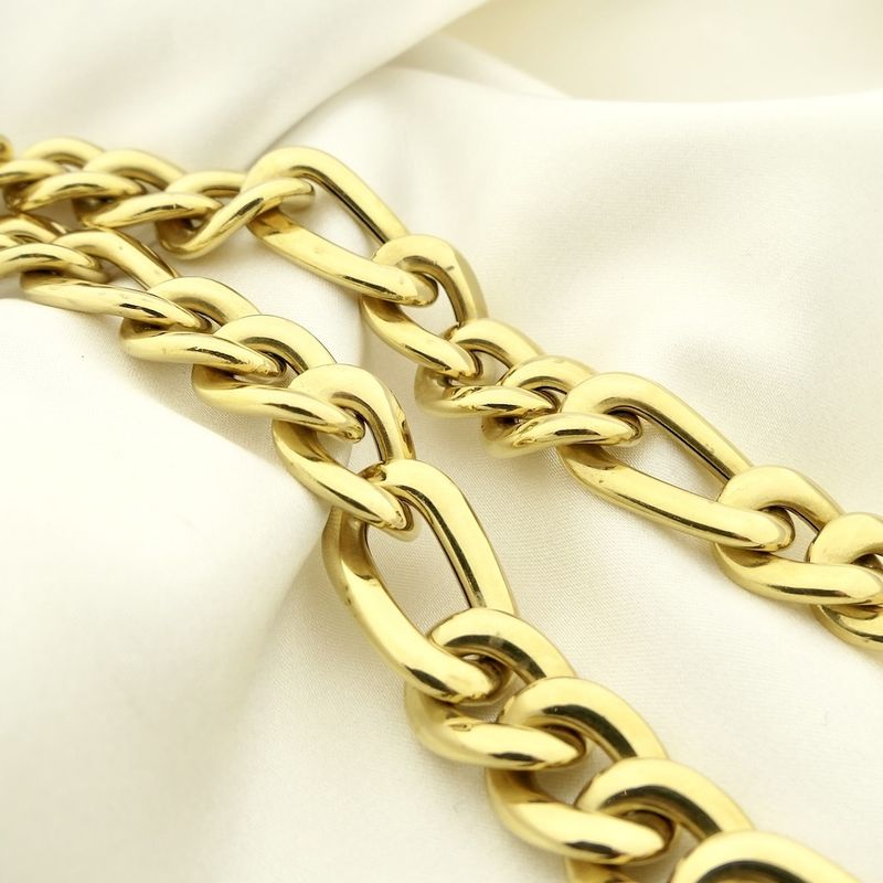 Image 2 of Golden Figaro link chain