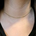 Image 7 of 8 Ct. Gourmet link chain; choker | 35 cm