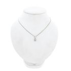 Image 4 of 18K White Gold Minimalist Pendant with Diamond
