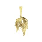 Image 2 of Gold pendant of two wings