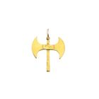 Image 3 of Golden pendant of a labrys
