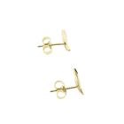 Image 9 of Two-tone gold stud earrings