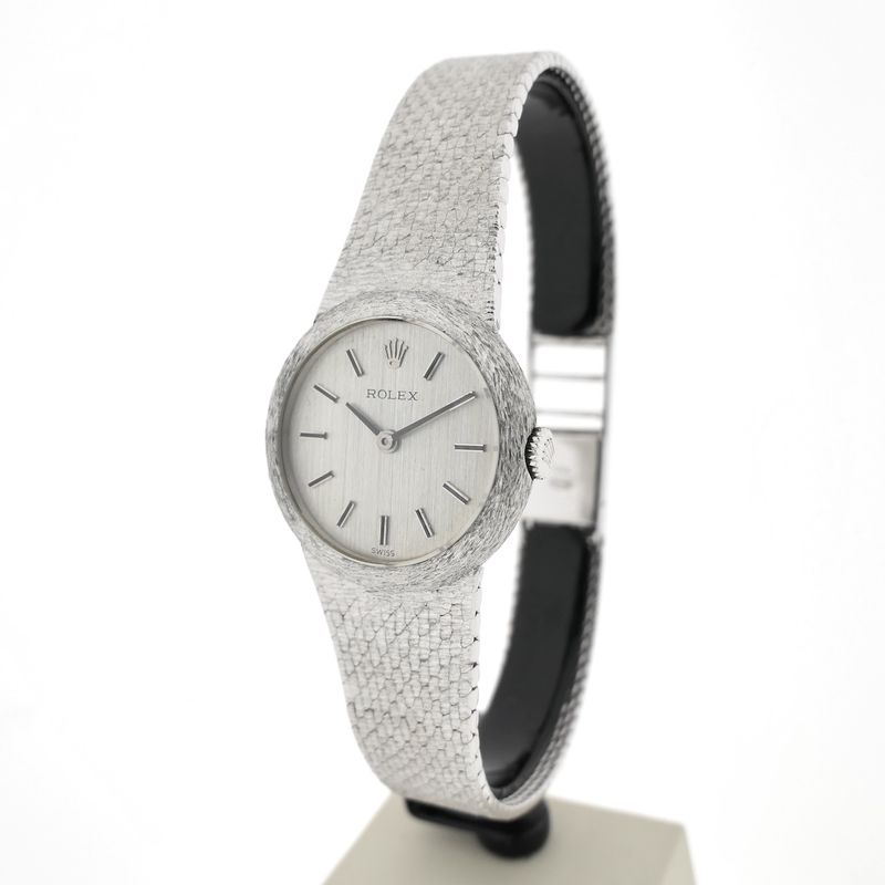 Image 2 of Rolex Classic 'Cocktail'; Vintage 18k white gold women's watch