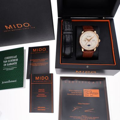Image 2 of MIDO Baroncelli Day-Date Chronograph M8607.3.M1.42; Automatic Men's Watch