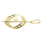 Image 5 of Two-tone gold pendant with pearl