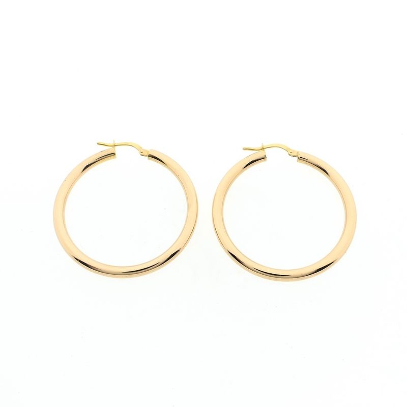 Image 5 of Gold earrings | Ø 37.2 mm