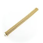 Image 7 of Gold wide fantasy link bracelet