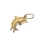 Image 3 of Gold charm of two dolphins