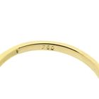 Image 5 of Gold solitaire ring with diamond; 0.005 ct.