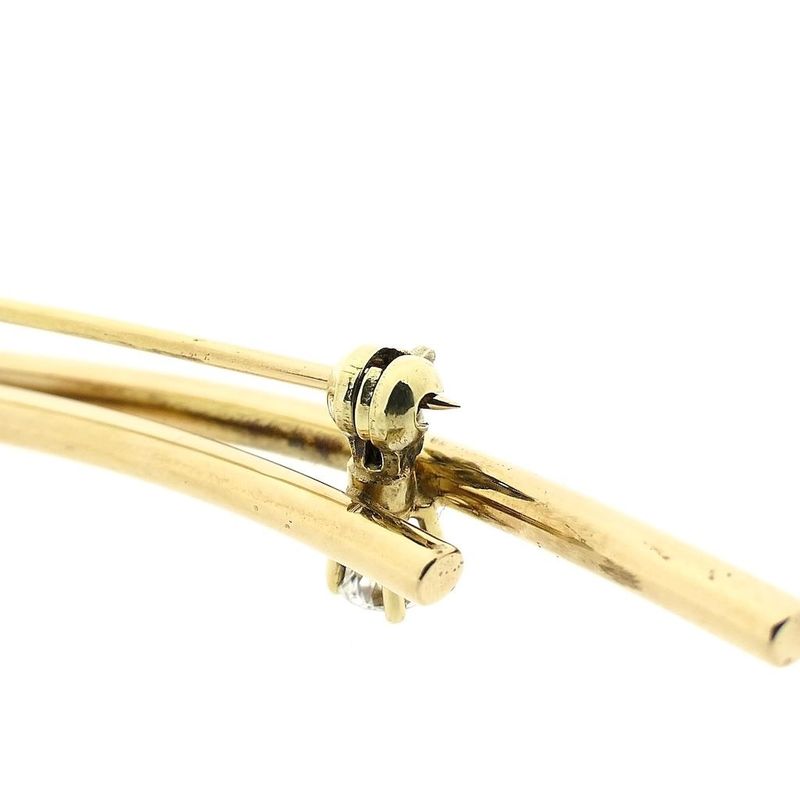 Image 6 of Gold brooch with diamond