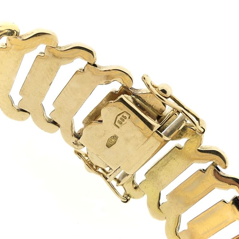 Image 4 of Golden fantasy link bracelet | 19 cm