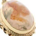 Image 5 of Gold pendant with moss agate | Vintage