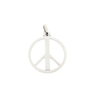 Silver pendant of a peace sign Image 1 of Silver pendant of a peace sign