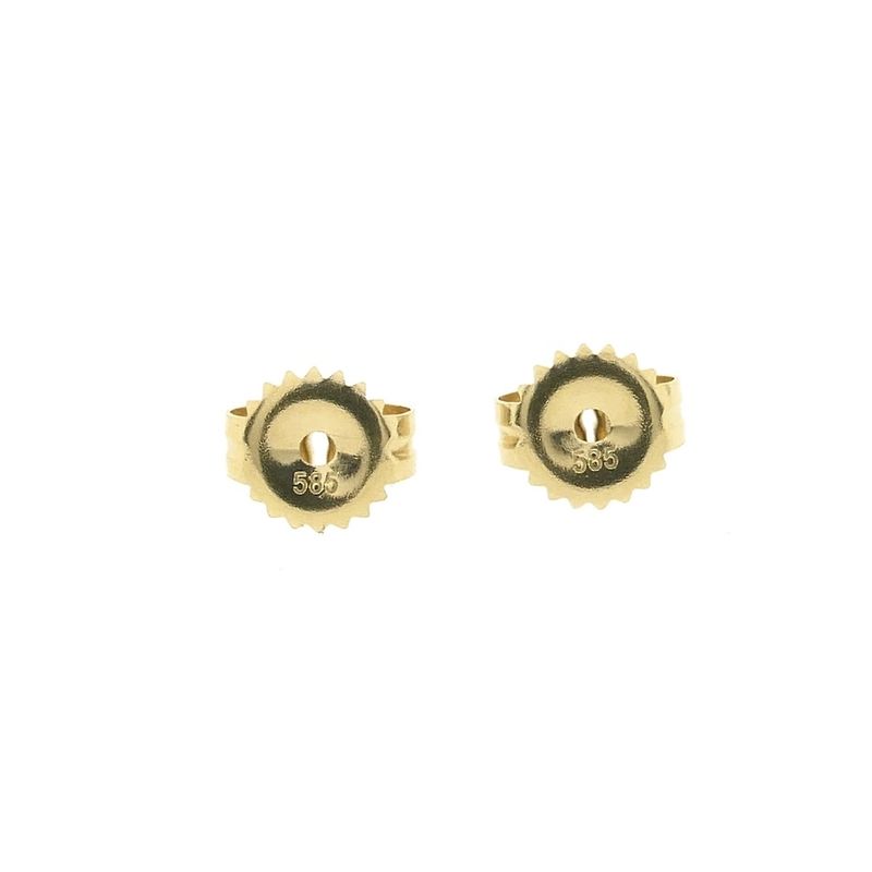 Image 9 of Gold stud earrings with diamond | 0.02 ct.