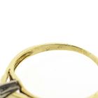 Image 3 of Gold ring with diamonds; 0.18 ct.