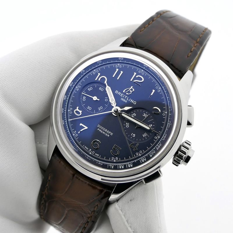 Image 9 of Breitling Premier B15 Duograph AB1510; Chronograph men's watch