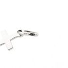 Afbeelding 7 van Witgouden kruis hanger