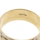 Image 5 of Two-tone gold men's ring with engravings