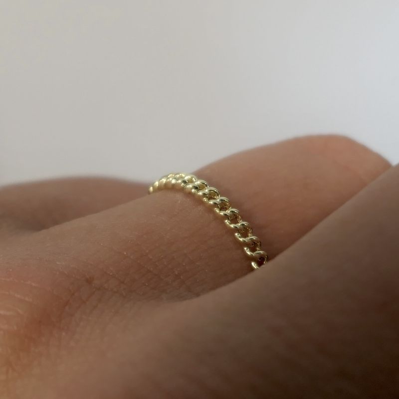 Image 5 of Blush gold sliding ring