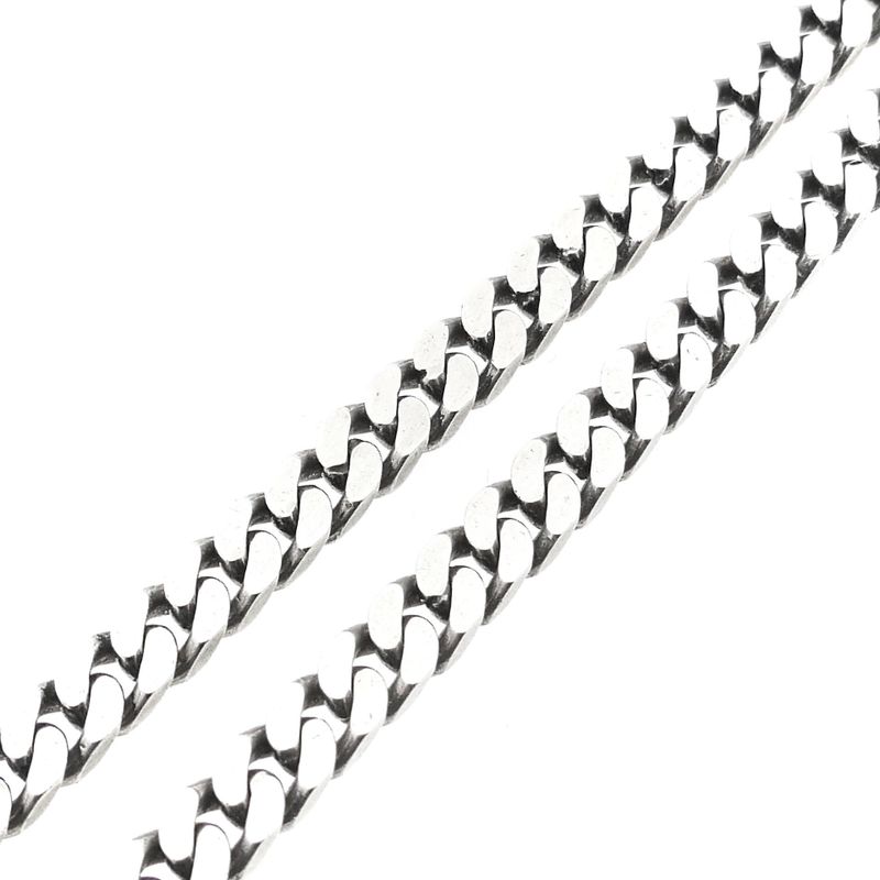 Image 7 of Sturdy Silver Gourmet Chain Necklace