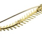 Image 5 of Vintage gold brooch of a feather