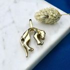 Image 2 of Gold Panther Pendant; Diamond 0.02 ct; 14K