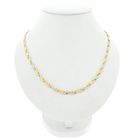 Image 2 of Two-tone gold infinity link chain