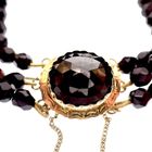 Image 3 of Antique glass bead bracelet with gold clasp