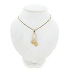 Image 4 of 14 Karat Gold Pendant with Two Hearts