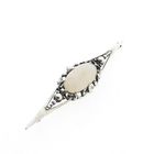 Image 3 of Silver Brooch with Moonstone