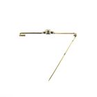 Image 6 of Vintage long gold brooch with opal and ruby