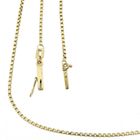Image 1 of Gold long Venetian link necklace | 61 cm