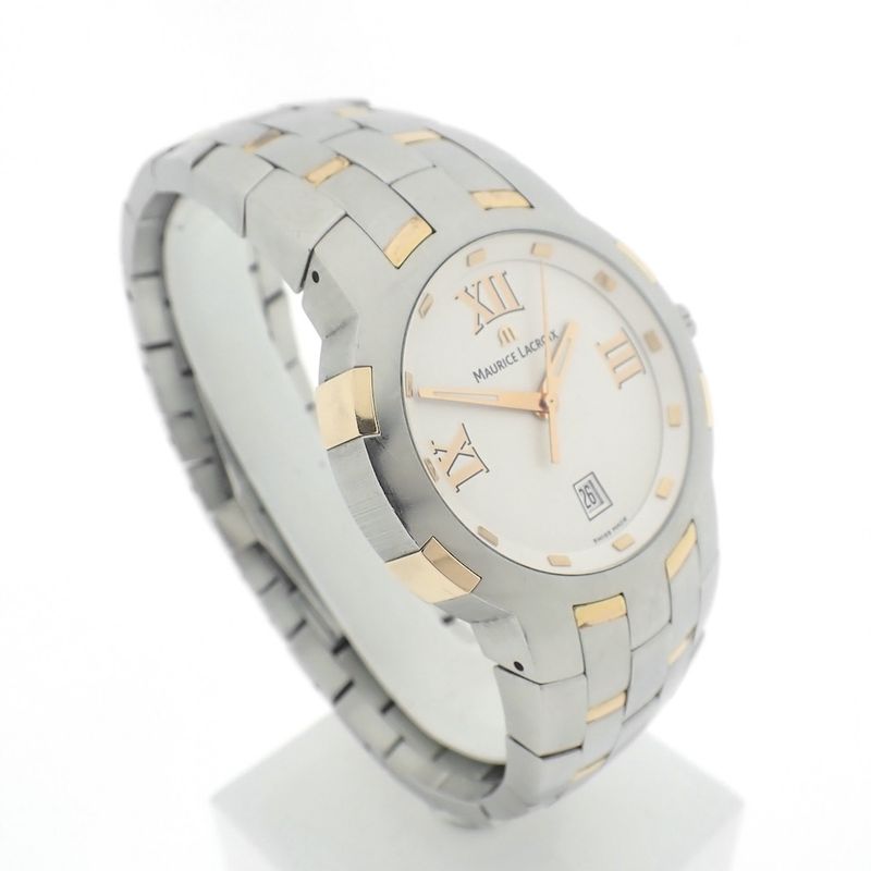 Image 4 of Maurice Lacroix Milestone; Gold/steel men's watch