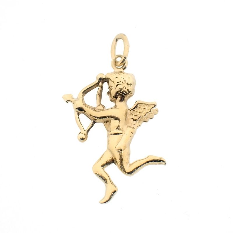 Image 1 of Gold pendant of Cupid