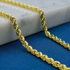 Image 2 of Gold twisted link chain