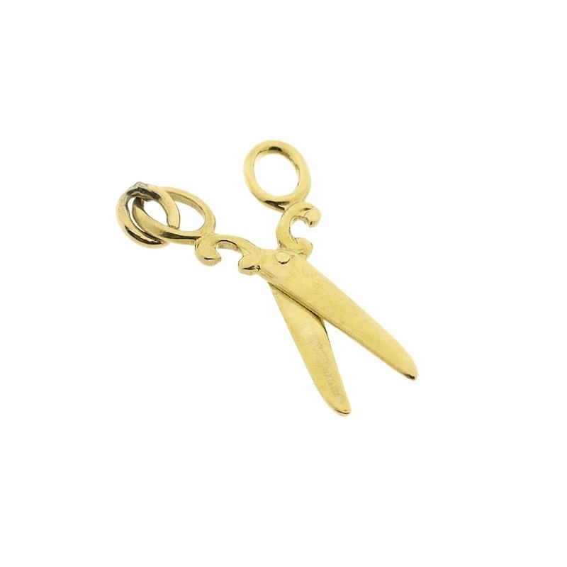 Image 7 of Gold pendant of scissors
