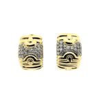 Image 8 of BVLGARI gold earrings with diamonds; 1.32 ct.