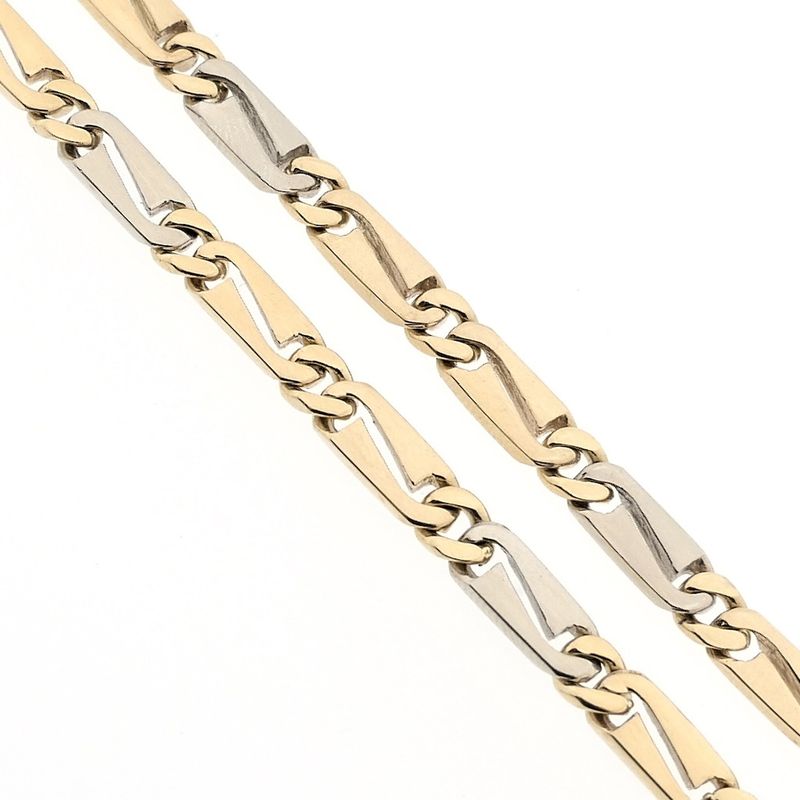 Image 5 of Bicolor gold fantasy link chain