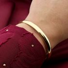 Image 4 of 8 carat smooth slave bracelet; Size M/L