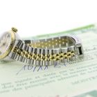 Image 13 of Rolex Oyster Perpetual 6719; Vintage 18k. goud/stalen dames horloge