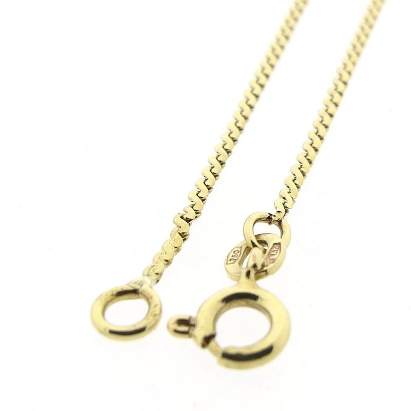 Image 5 of 18K Gold S-link Chain | 55cm