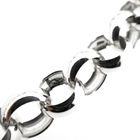 Image 7 of Silver robust jasseron necklace | 47 cm